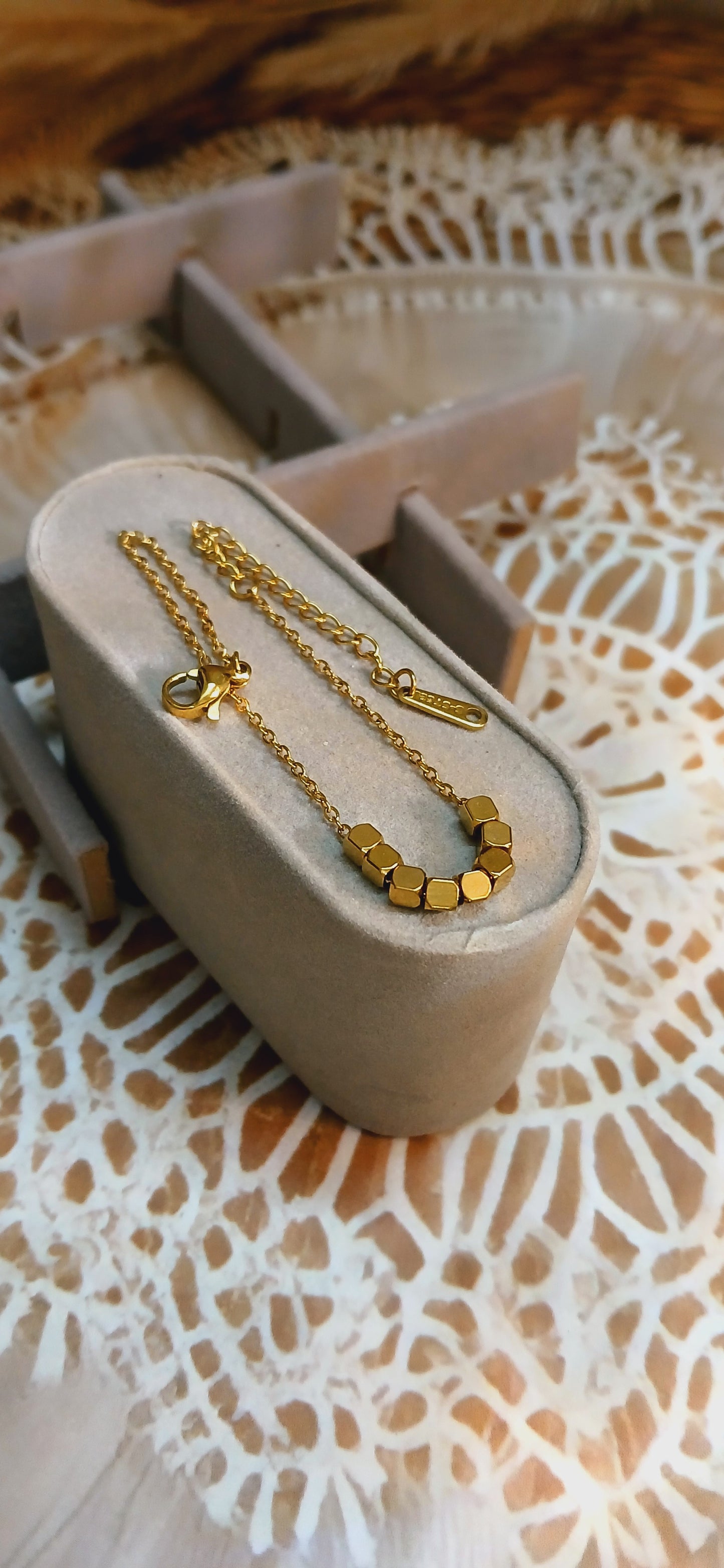 Tinybeads Necklace combo set - 18k gold plated