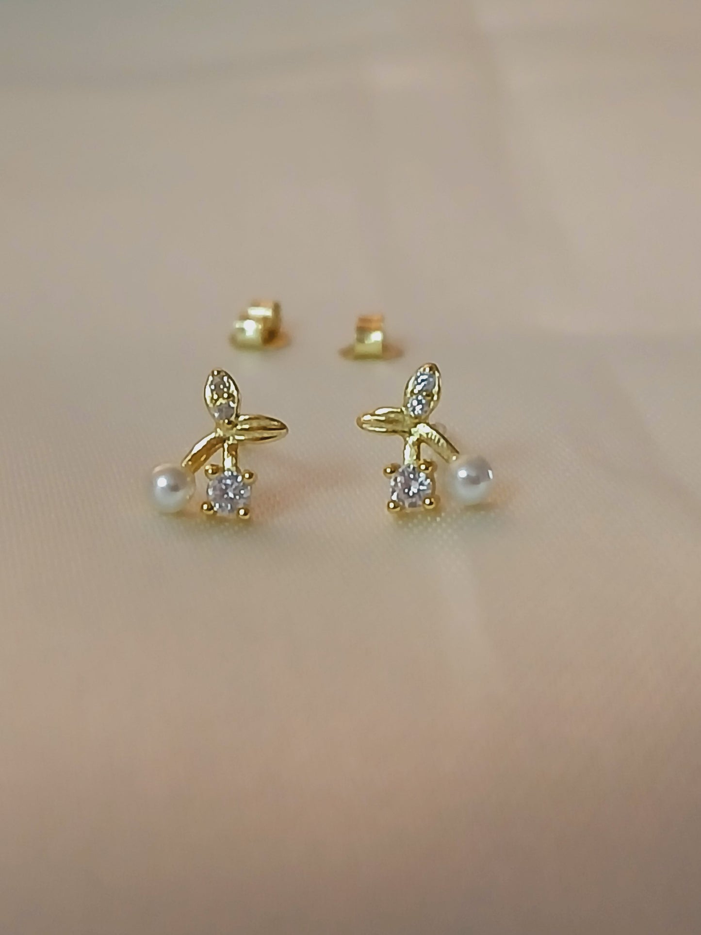 Diamond cherry - 925 silver