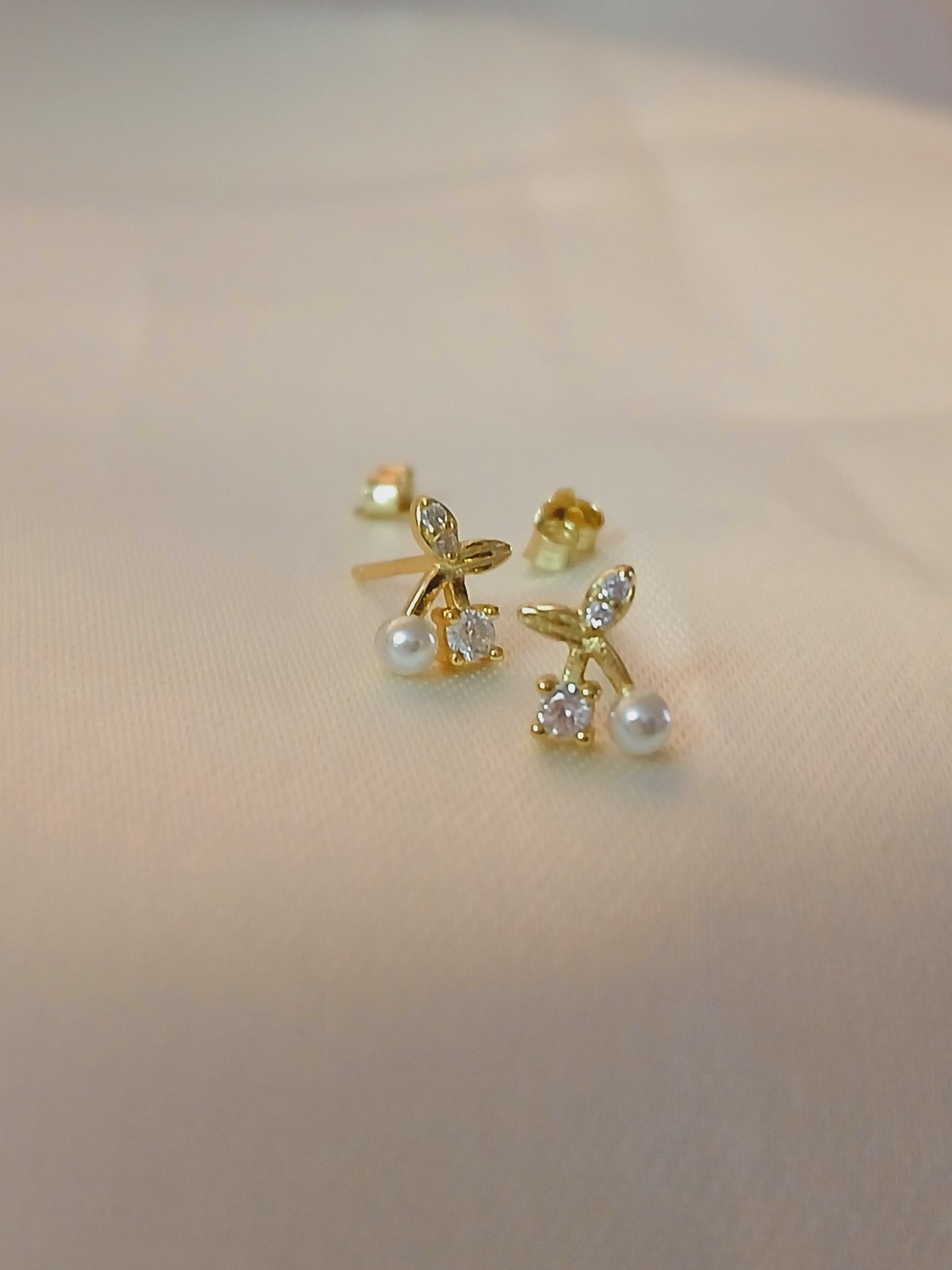 Diamond cherry - 925 silver