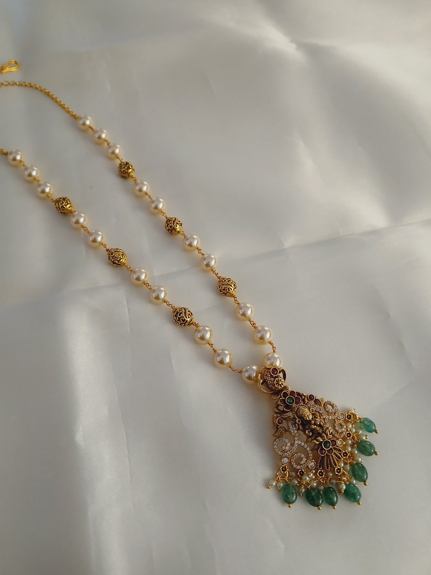 Rudhraksha Pearl - Antique Haaram