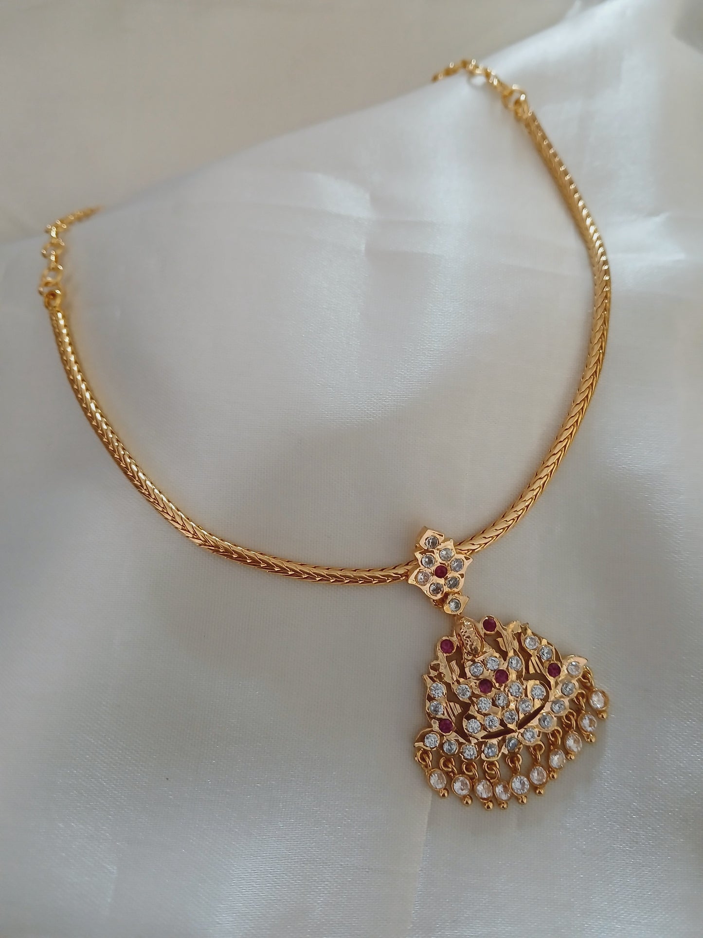 Laxmi stone Attigai - gold replica