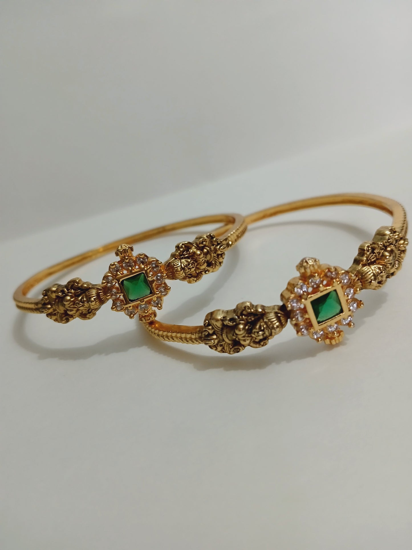 Two in one Laxmi kada bangle set
