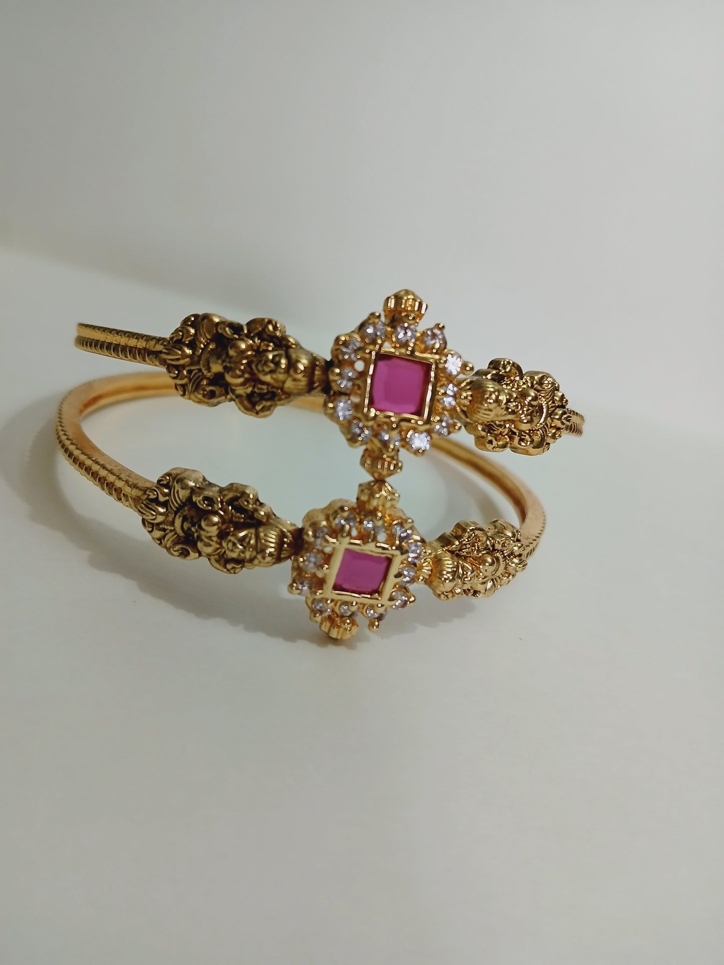 Two in one Laxmi kada bangle set