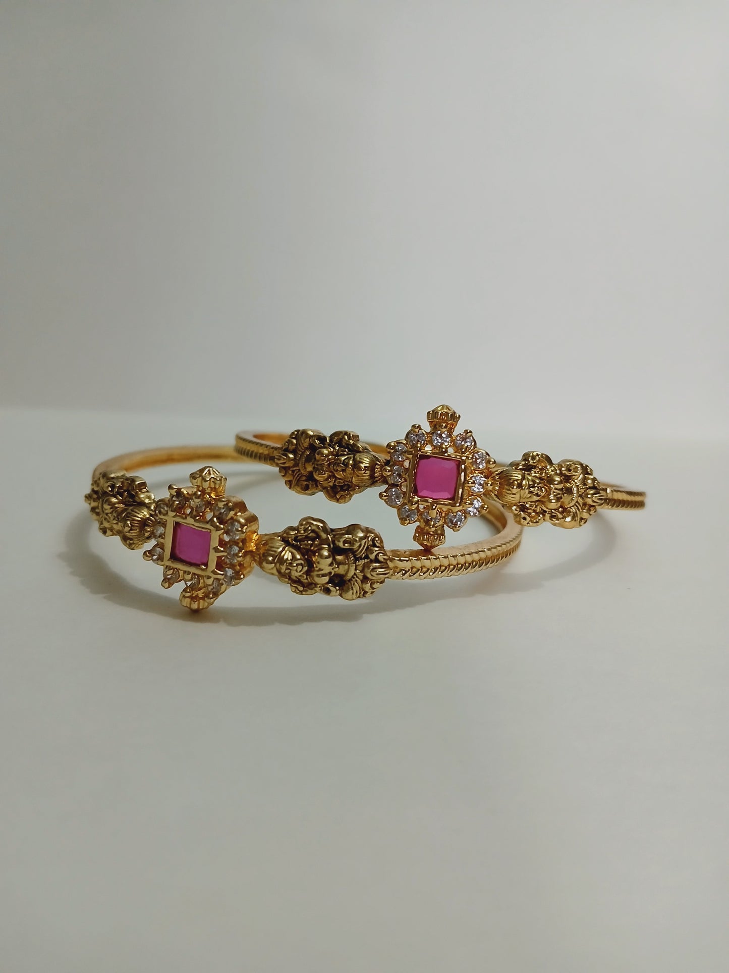 Two in one Laxmi kada bangle set