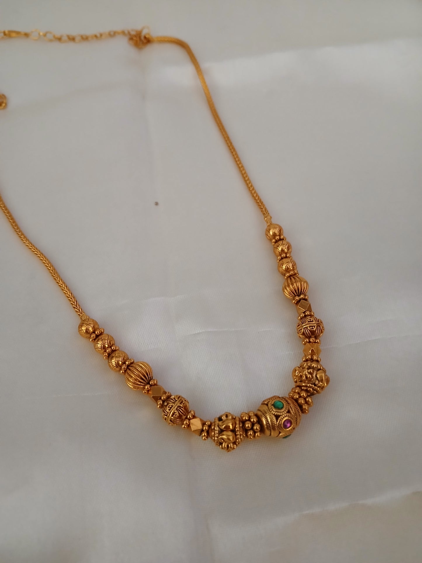 Ball beads gold replica Necklace