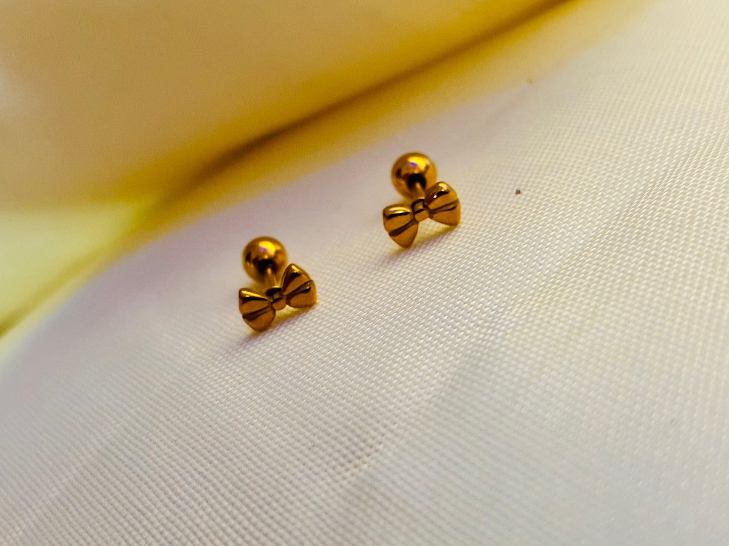BOW - 18K GOLD PLATED