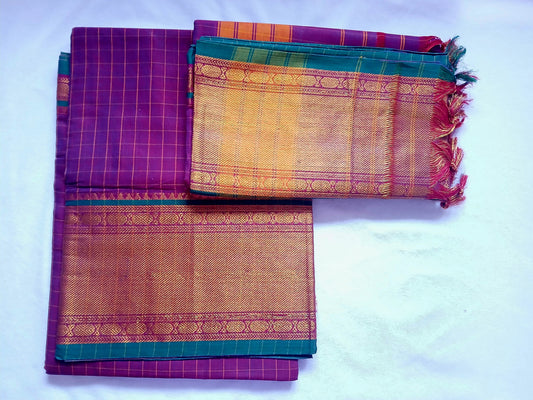 NARAYANPET KANCHI BORDER - PURPLE