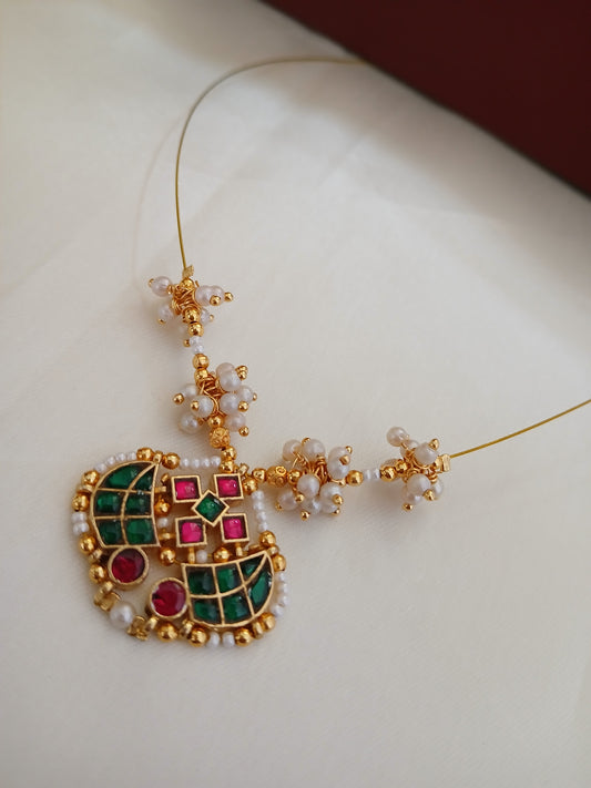 Jadau Sweet Cluster - Invisible necklace