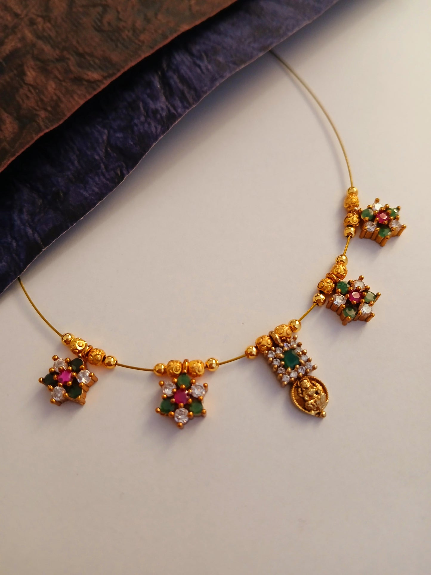 Coins & multi star - invisible necklace