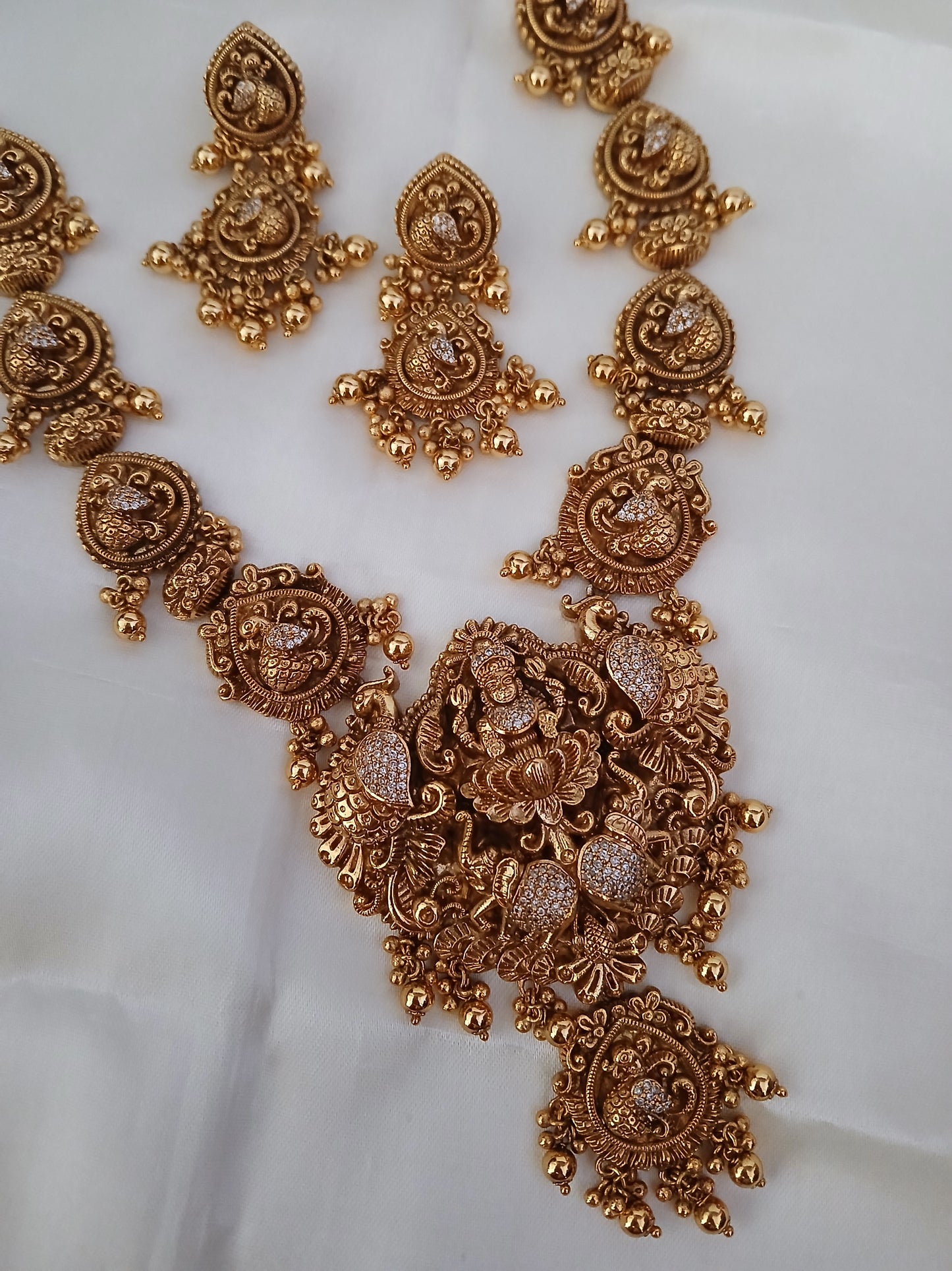 Peackhent nakshi bridal necklace