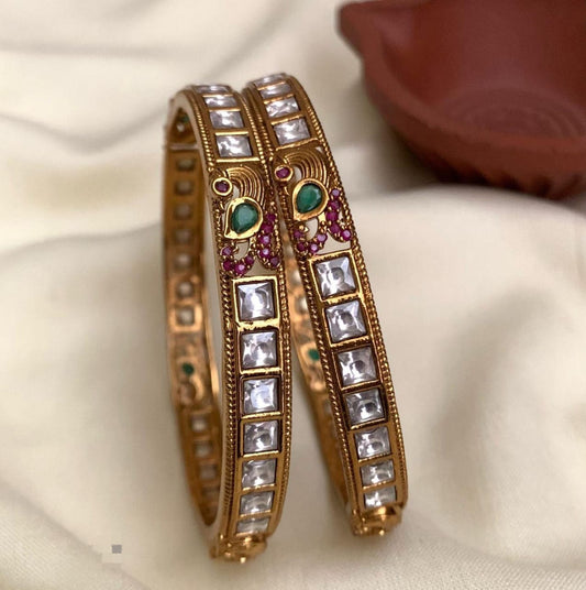 Polki Antique Bangle
