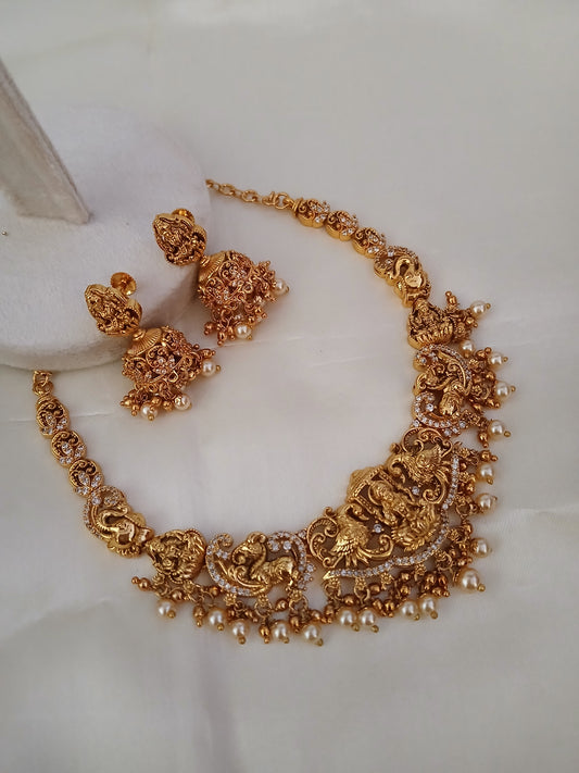 Mirah Pearl drop antique Necklace