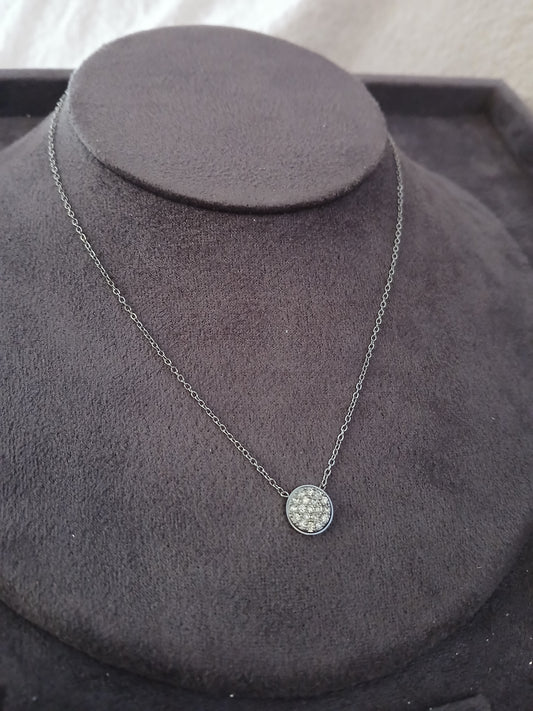 Full moon short necklace