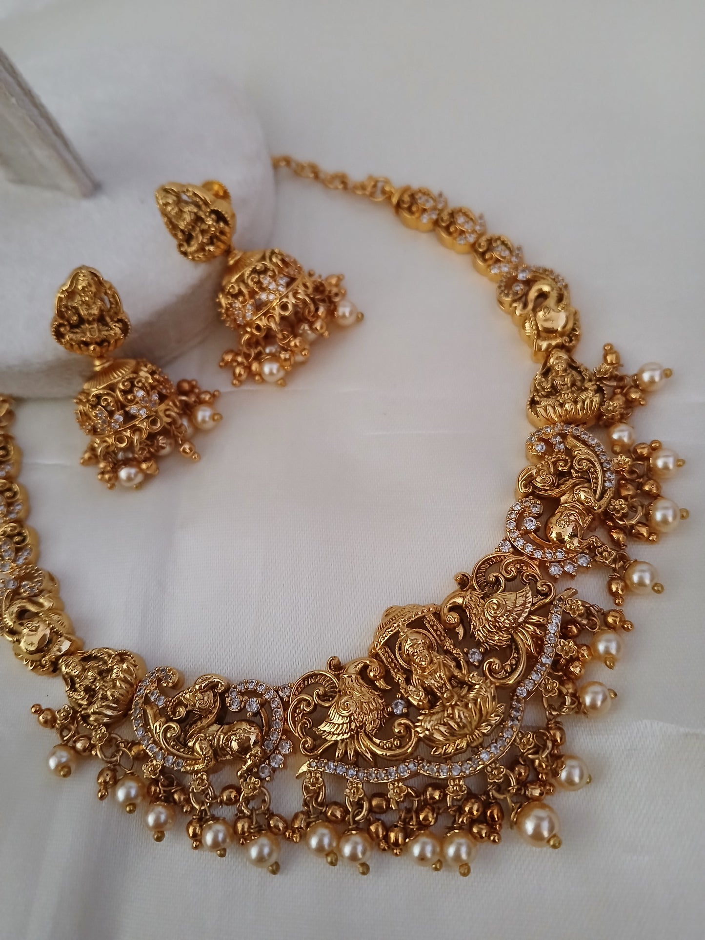 Mirah Pearl drop antique Necklace